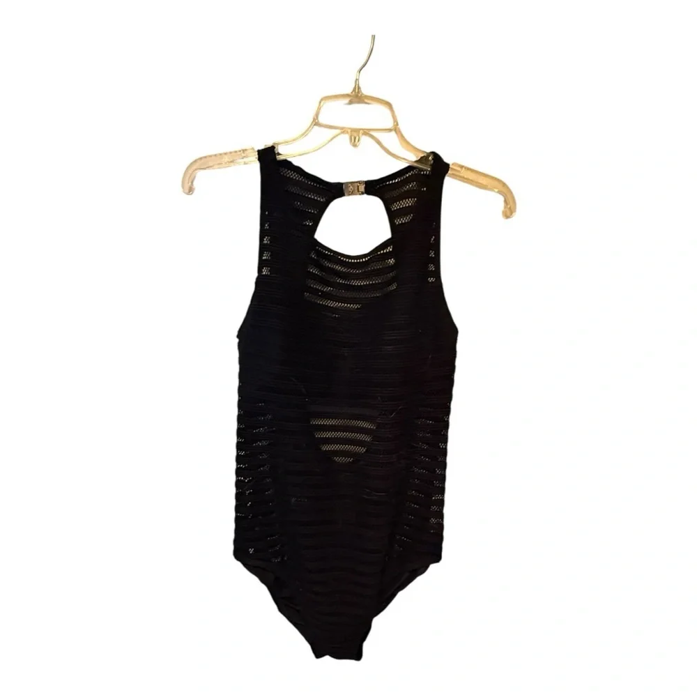 Lauren Ralph Lauren Black One Piece Bathing Suit‎ nwt
